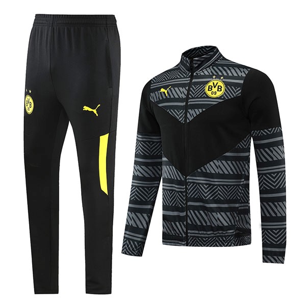 Survetement Borussia Dortmund 2022-23 Gris Noir